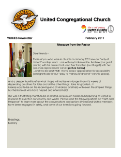 February 2017 - United Congregational Church