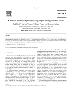 Chemical trends of superconducting properties in pyrochlore oxides