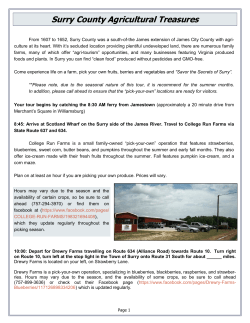 Surry County Agricultural Treasures