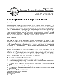 LaSalle factors - Village of Lemont