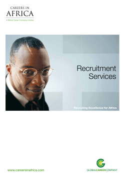 Recruitment Services - Global Career Company