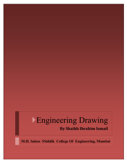Engineering Drawing - Prof. Ibrahim Shaikh