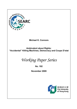 Ambivalent about Rights: &ldquo;Accidental&rdquo; Killing Machines, Democracy