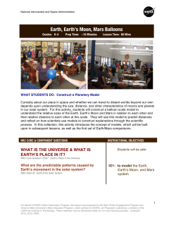 Earth, Earth`s Moon, Mars Balloons