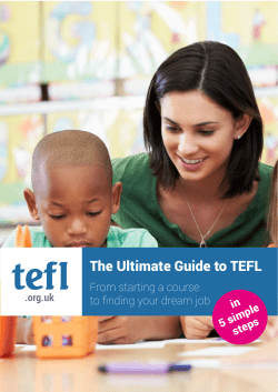 The Ultimate Guide to TEFL