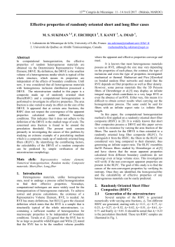 Effective properties of randomly oriented short and long fiber cases