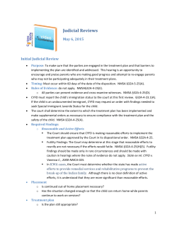 Judicial Reviews