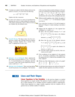 Lines and Their Slopes