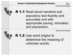 R 1.2 Use word origins to determine the meaning of unknown words.