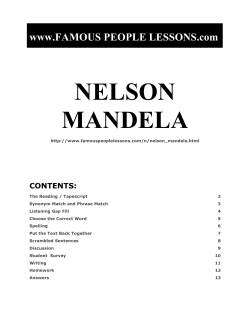 nelson mandela