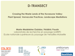 the project presentation in English (april 2014)