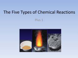 Chemical Equations
