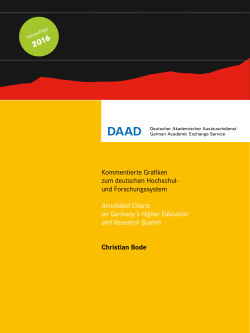 Kommentierte Grafiken zum deutschen Hochschul