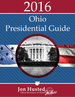 Ohio Presidential Guide - Wayne County Board of Elections