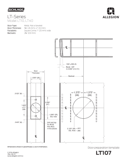 Template: Schlage LT10, LT40 - Passage, Privacy Metal 2
