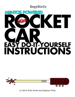 How to Create a Mentos Mini-Rocket Car