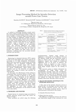 Image Processing Met hod for Intruder Detect ion around Power