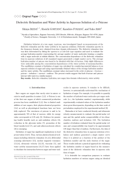 Full Text - Japan Society for Food Engineering