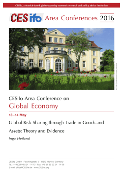 Global Risk Sharing through Trade in Goods and Assets: Theory
