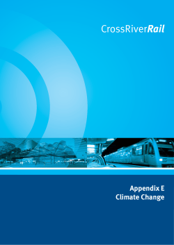 Appendix E Climate Change