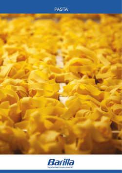 pasta - Barilla Group