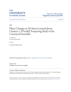 Phase Changes in 38-Atom Lennard-Jones Clusters. I. A Parallel