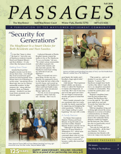 253308 Summer - The Mayflower Retirement Community