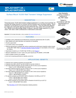 MPLAD18KP7.0A to MPLAD18KP200CA Datasheet
