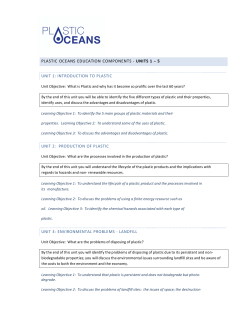 Educational Components, Units 1-5