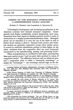 Passing on the Monopoly Overcharge