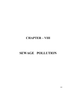 sewage pollution