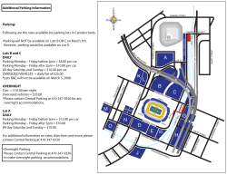 Parking Info at Camden Yards