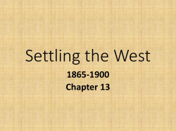 1865-1900 Chapter 13