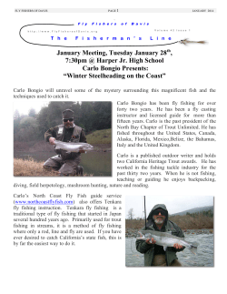 January 2014 - Fly Fishers of Davis