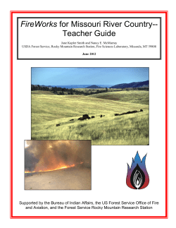 FireWorks for Missouri River Country-