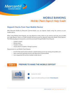 mobile banking - Mercantil Bank