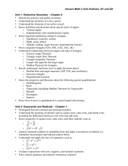 Cumulative exam topic list 2017