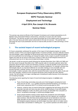 1 The societal impact of recent technological progress