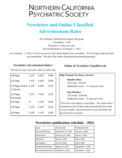 form - Northern California Psychiatric Society