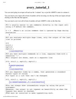 pdf output