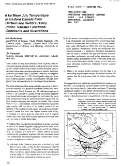 Pollen Transfer Functions