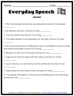 1. After the camping trip everyone was exhausted. Synonym for