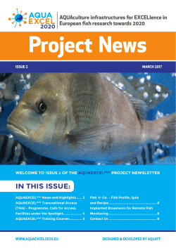 issue 2 of the aquaexcel 2020
