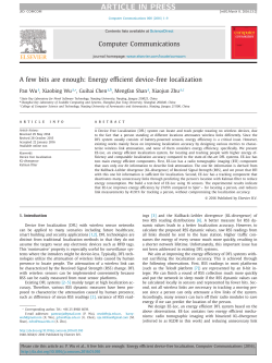 A few bits are enough: Energy efficient device