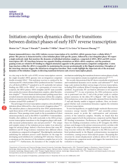 Initiation complex dynamics direct the transitions between distinct