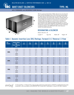quiet-duct silencers type: ml
