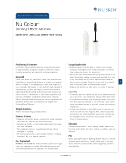 Nu Colour&reg; Defining Effects&reg; Mascara