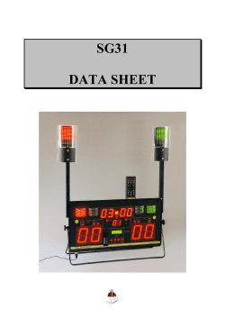 SG31 DATA SHEET