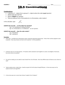 Notes Handout