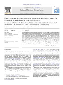 Glacial&ndash;interglacial variability in Atlantic meridional overturning